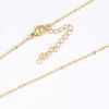 Imagen de Acero Inoxidable Cable Cadena Cruz Collares Multicolor 40cm longitud, 3 Unidades