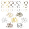 Picture of Iron Based Alloy Double Split Jump Rings Findings For Jewelry Making Multicolor Round