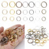 Picture of Iron Based Alloy Double Split Jump Rings Findings For Jewelry Making Multicolor Round