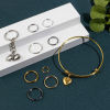 Picture of Iron Based Alloy Double Split Jump Rings Findings For Jewelry Making Multicolor Round