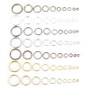 Picture of Iron Based Alloy Double Split Jump Rings Findings For Jewelry Making Multicolor Round