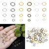 Picture of Iron Based Alloy Open Jump Rings Findings For Jewelry Making Multicolor Oval