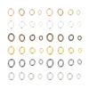 Picture of Iron Based Alloy Open Jump Rings Findings For Jewelry Making Multicolor Oval