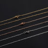 Picture of Stainless Steel Link Cable Chain Necklace Multicolor 75cm(29 4/8") long