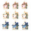 Immagine di Lega di Zinco Charms Casa Oro Placcato Multicolore Fiore Smalto 29mm x 24mm , 10 Pz