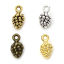 Immagine di Lega di Zinco Charms Pigna Multicolore 3D 13mm x 7mm , 50 Pz