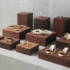 Picture of Walnut Jewelry Displays Holder Rack Dark Brown 