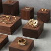 Picture of Walnut Jewelry Displays Holder Rack Dark Brown 