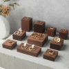 Picture of Walnut Jewelry Displays Holder Rack Dark Brown 