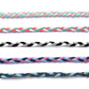 Picture of Cotton & Linen Ethnic Waved String Braided Friendship Bracelets Multicolor Tassel Adjustable 16cm - 18cm long