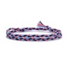 Picture of Cotton & Linen Ethnic Waved String Braided Friendship Bracelets Multicolor Tassel Adjustable 16cm - 18cm long