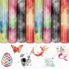 Picture of PU Thermal Transfer Sheet Paper For DIY Craft Multicolor Rectangle Tie-Dye 30.5cm x 25cm