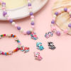 Imagen de Zamak Colgantes Charms Perro Tono de Plata Multicolor Esmalte 22mm x 16mm, 20 Unidades