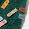 Picture of PU Leather Label Tags Rectangle Multicolor " Handmade " 5cm x 2cm