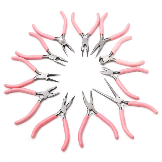 Picture of Steel Pliers Jewelry Tools Pink