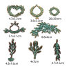 Picture of Zinc Based Alloy Patina Pendants Antique Bronze Olive Branch Leaf