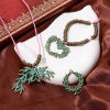 Picture of Zinc Based Alloy Patina Pendants Antique Bronze Olive Branch Leaf