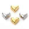 Imagen de Zamak día de San Valentín Cuentas Multicolor Corazón Aprox 11.5mm x 10mm, 10 Unidades