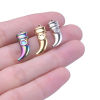 Picture of 304 Stainless Steel Charms Multicolor Knife 20mm x 10mm