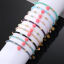 Picture of Lampwork Glass Boho Chic Bohemia Dainty Bracelets Delicate Bracelets Beaded Bracelet Multicolor Rose Flower Heart Elastic 16cm(6 2/8") long