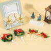 Imagen de Plastic Cupcake Picks Toppers Christmas Cake Decoration