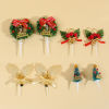 Imagen de Plastic Cupcake Picks Toppers Christmas Cake Decoration