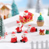 Image de Micro Paysage Miniature Décoration de la Maison en Résine Noël Père Noël