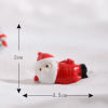 Image de Micro Paysage Miniature Décoration de la Maison en Résine Noël Père Noël