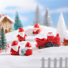 Image de Micro Paysage Miniature Décoration de la Maison en Résine Noël Père Noël