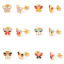 Immagine di 316 Acciaio inossidabile Insetto Orecchini a Perno Oro Placcato Multicolore Farfalla Smalto 9.5mm x 7mm, Posta / Filo Dimensione: (21 misura), 1 Paio