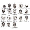 Image de Perles en 304 Acier Inoxydable Argent Vieilli 1 Pièce