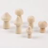 Picture of Natural Wood DIY Painting Handmade Home Decoration Craft Materials Accessories Original Color Mushroom