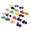 Изображение Plastic Cord Lock Stopper Sweater Shoelace Rope Buckle Pendant Clothing Accessories Multicolor 14mm x 9mm, 20 Sets