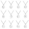 Picture of 202 Stainless Steel Charms Silver Tone Round Constellation Hollow 18mm x 16mm