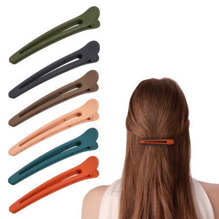 Resin Simple Hair Clips Multicolor 11.8cm x 2cm