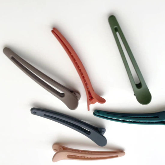 Bild von Harz Einfach Haarklammer Bunt 11.8cm x 2cm, 1 Stück