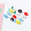 Bild von Muranoglas Ozean Schmuck Perlen Fisch Bunt ca 20mm x 13mm, Loch:ca. 0.8mm, 2 Stück