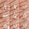 Picture of 201 Stainless Steel Stylish Link Cable Chain Necklace Multicolor 45cm(17 6/8") long