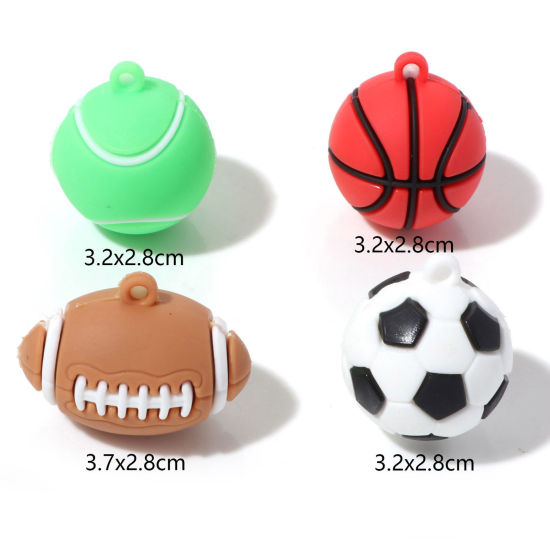 Picture of PVC Sport Ball Pendants 3D