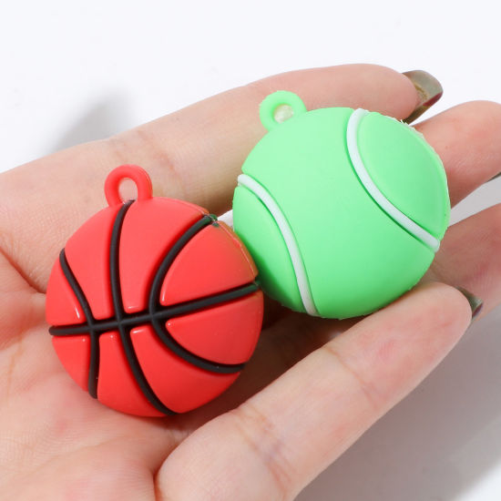 Picture of PVC Sport Ball Pendants 3D