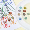 Picture of Acrylic Flora Collection Beads Multicolor Flower About 13mm x 12mm