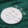 Picture of Zinc Based Alloy & Acrylic Guardian Angel Wing Clip On Charms For Vintage Charm Bracelets Antique Silver Color Multicolor Imitation Pearl 4cm x 2.8cm