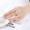 Picture of Titanium Steel Valentine's Day Unadjustable Rings Multicolor Round Message " LOVE "