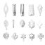 Image de Boucles d'Oreilles Puces en 304 Acier Inoxydable Argent Mat 10 Pcs