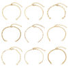Picture of 304 Stainless Steel Link Chain Semi-finished Bracelets For DIY Handmade Jewelry Making Gold Plated 17cm(6 6/8") long