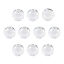 Picture of Glass Miniature Globe Bubble Bottle Vial For Earring Ring Necklace Single Hole Transparent Clear 