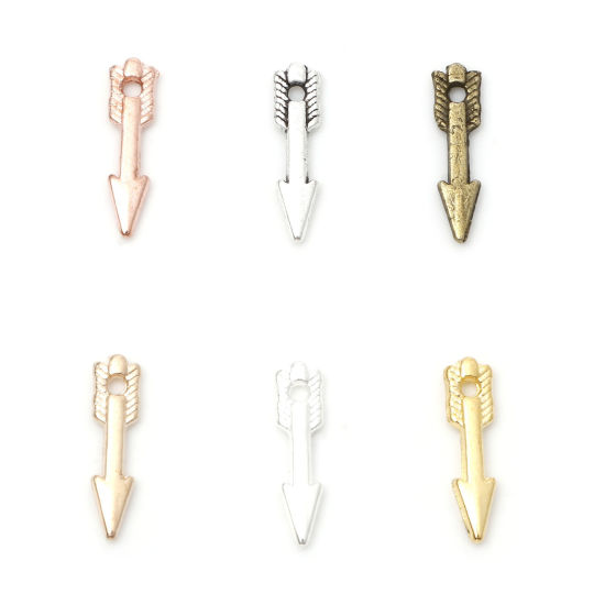 Picture of Zinc Based Alloy Charms Multicolor Arrow 14.5mm x 4mm