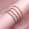 Picture of Brass Simple Braided Bracelets Multicolor 15cm(5 7/8") long