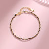 Picture of Brass Simple Braided Bracelets Multicolor 15cm(5 7/8") long