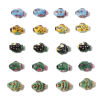 Imagen de Cuentas Cerámica de Pez , Multicolor Pintado 15mm x 12mm, Agujero: acerca de 1.4mm, 5 Unidades